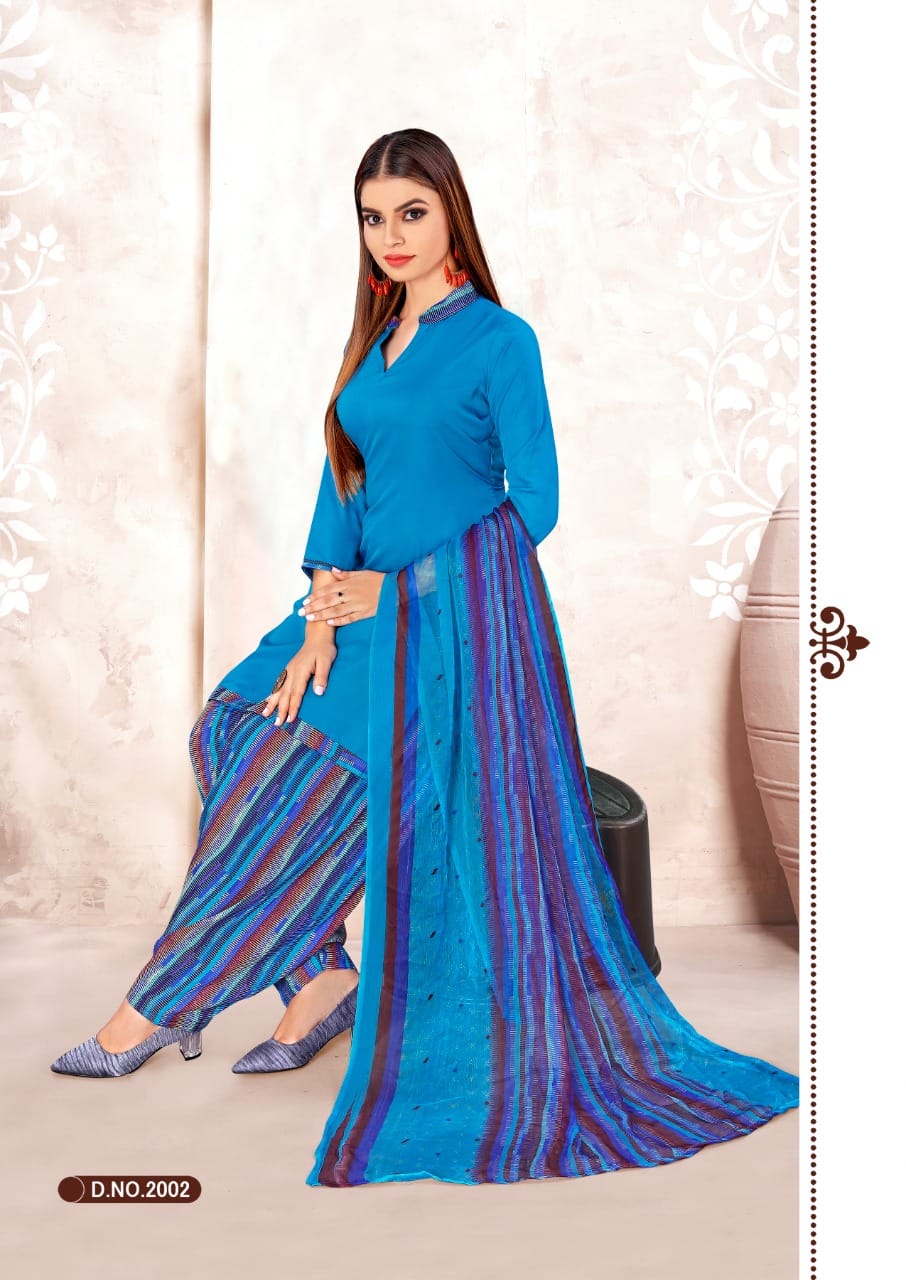 Rnx Rain Patiyala 2 American Crepe Printed Cotton Collection